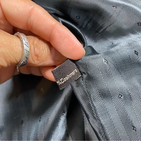 Wool & Cashmere blazer Men’s Sports Jacket Coat Men’s Black Blazer 2 but… - Picture 9 of 16